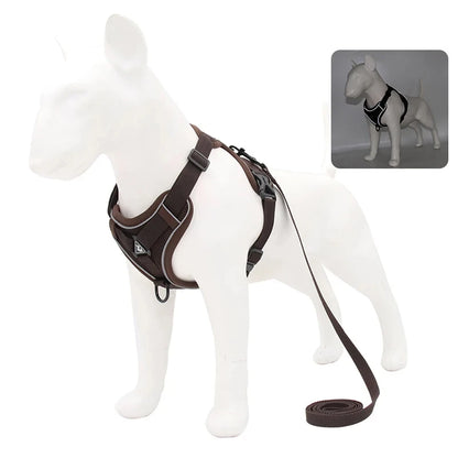 Reflective Pet Harness & Leash Set - Pawsitive Cuddles