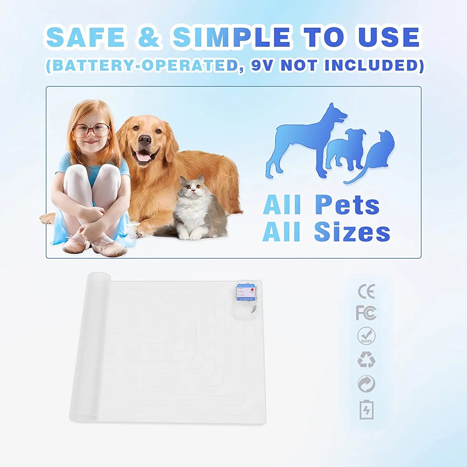 Indoor Safe Training Mat for Dogs & Cats - Pawsitive Cuddles