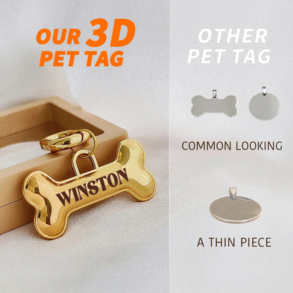 Custom Copper Nameplate with Free Engraving - Pawsitive Cuddles