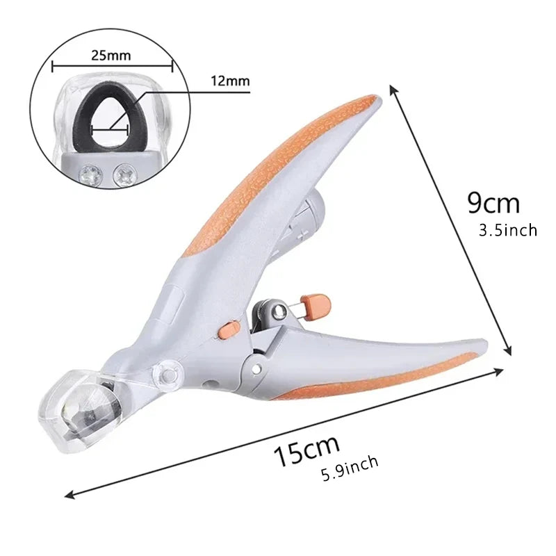 LED Light Pet Nail Clipper with Magnifier - Pawsitive Cuddles