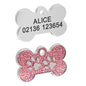 Rhinestone Name Tag for Dogs & Cats - Pawsitive Cuddles