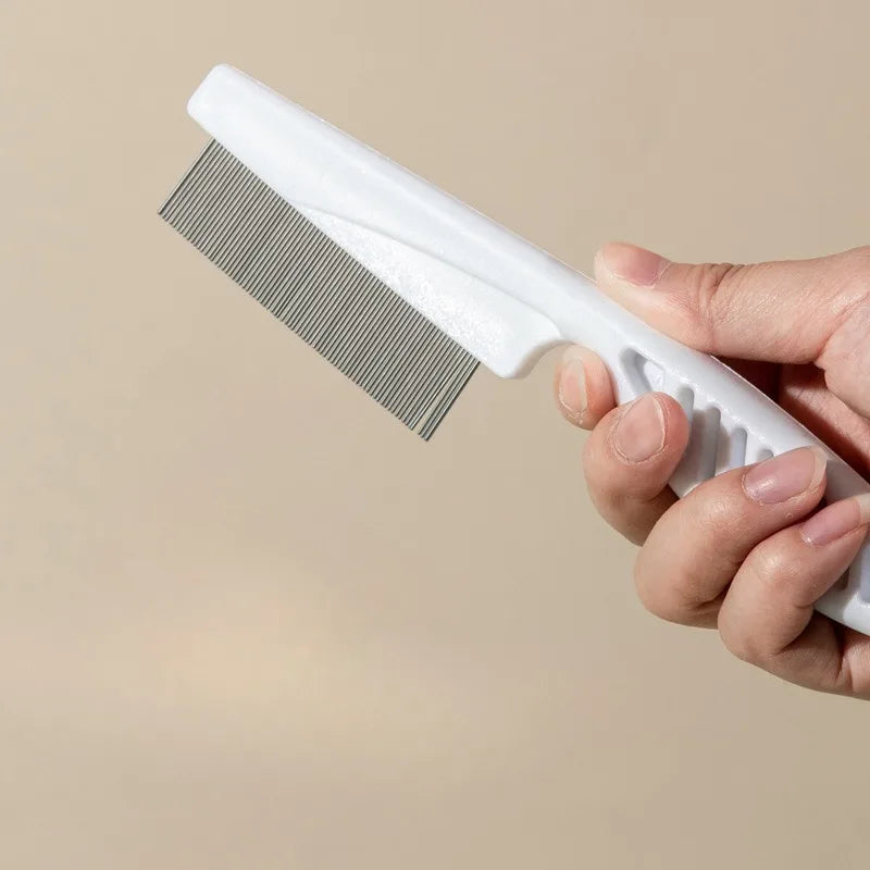Stainless Steel Pet Flea & Shedding Comb - Pawsitive Cuddles