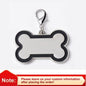 Custom Engraved Name Tag with Paw Print Design - Pawsitive Cuddles