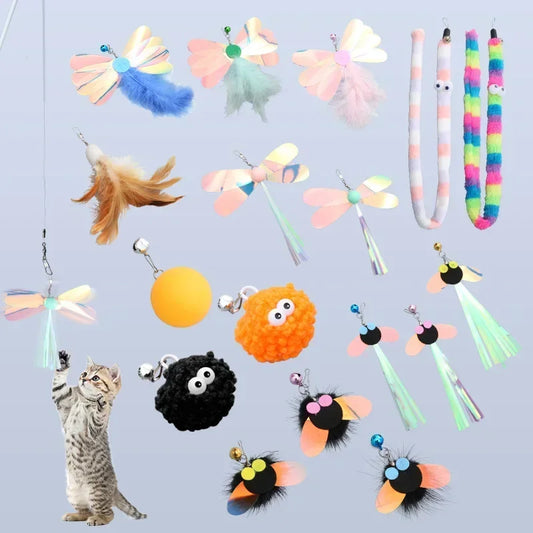Cat Teaser Wand Replacement Heads - Pawsitive Cuddles