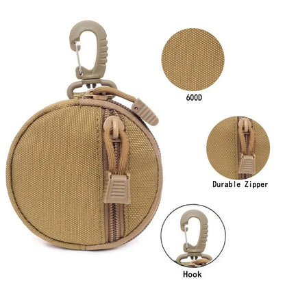 Durable Tactical Dog Treat Bag – Lightweight with Rotatable Carabiner - Pawsitive Cuddles