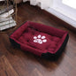 Warm Bone Washable Pet Bed for Dogs & Cats – Soft Cotton Nest - Pawsitive Cuddles