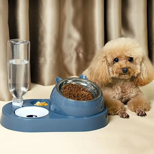 "2-in-1 Pet Feeder & Water Dispenser – Automatic Food & Water Bowl"