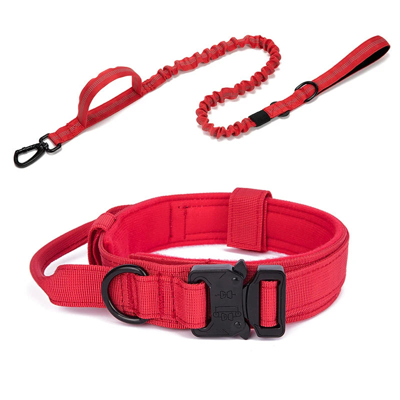 Reflective Nylon Dog Collar & Leash Set - Pawsitive Cuddles