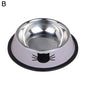Stainless Steel Cat Food & Water Bowl – Non-Slip Base, Kitten Feeder - Pawsitive Cuddles