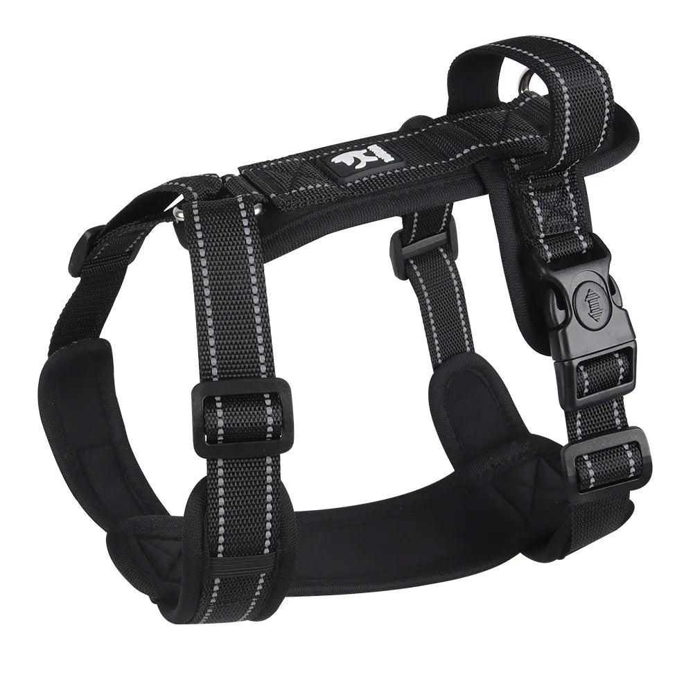 Dog Harness Reflective Adjustable Vest - Pawsitive Cuddles