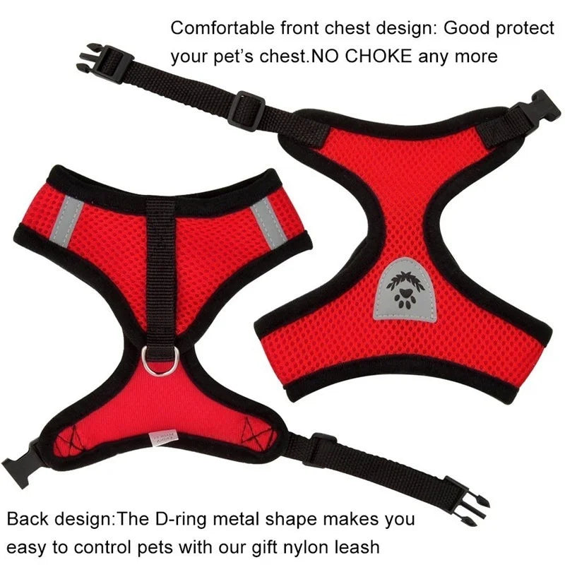 Breathable & Reflective Vest for Small Dogs & Cats - Pawsitive Cuddles