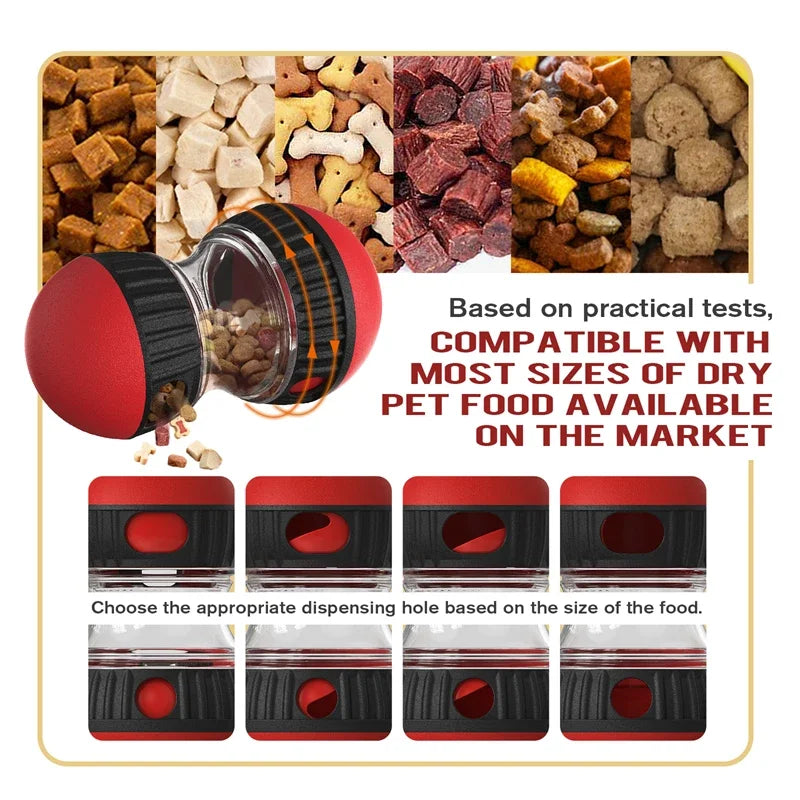 Elliptical Track Rolling Ball with Treat Dispenser - Pawsitive Cuddles