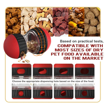 Elliptical Track Rolling Ball with Treat Dispenser - Pawsitive Cuddles