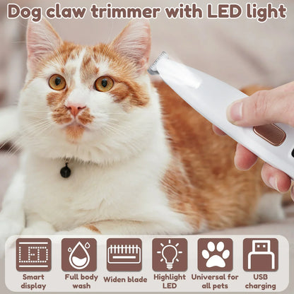 Pet Paw Trimmer with LED Light e - Pawsitive Cuddles