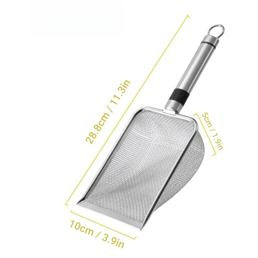Stainless Steel Cat Litter Scoop - Pawsitive Cuddles