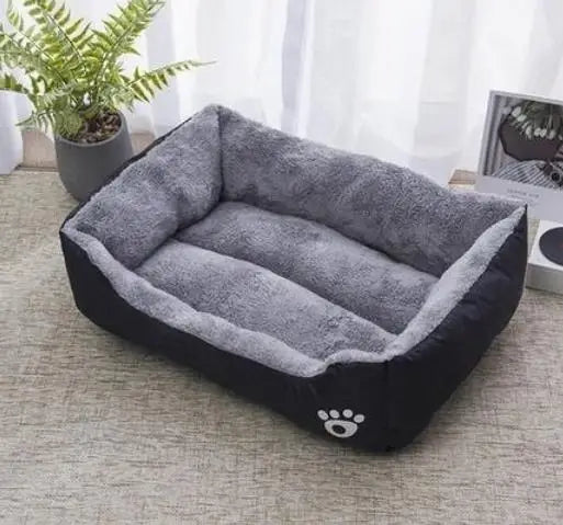 Warm Bone Washable Pet Bed for Dogs & Cats – Soft Cotton Nest - Pawsitive Cuddles