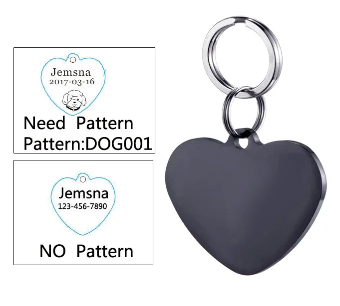 Personalized Pet Collar ID Tag - Pawsitive Cuddles