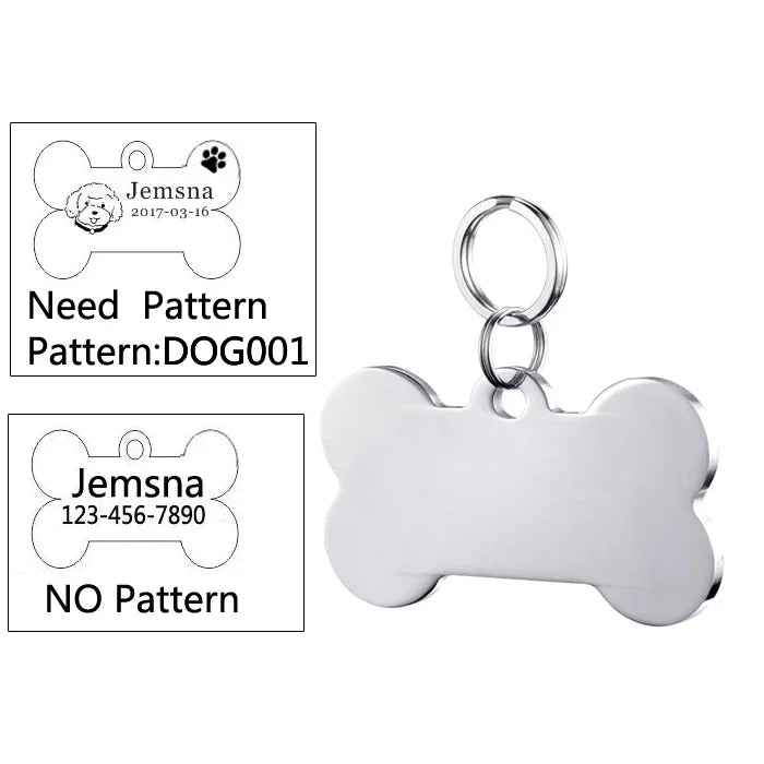Personalized Pet Collar ID Tag - Pawsitive Cuddles