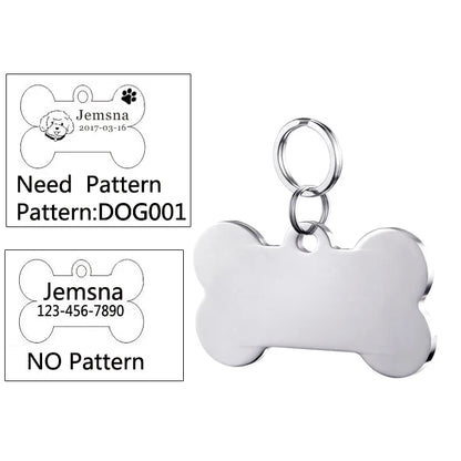 Personalized Pet Collar ID Tag - Pawsitive Cuddles