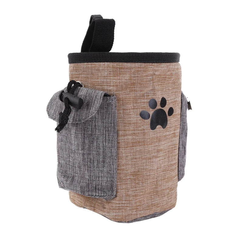 Dog Treat Training Pouch Bag with Waist Shoulder Strap Poop Bag Dispenser - Pawsitive Cuddles