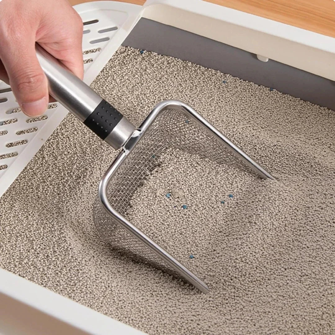 Stainless Steel Cat Litter Scoop - Pawsitive Cuddles