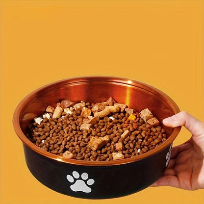 Anti-Slip Dog Bowls Small Medium And Large Dog Feeding Bowls And Water Fountains Stainless Steel Pet Feeders Pet Dog Accessories - Pawsitive Cuddles