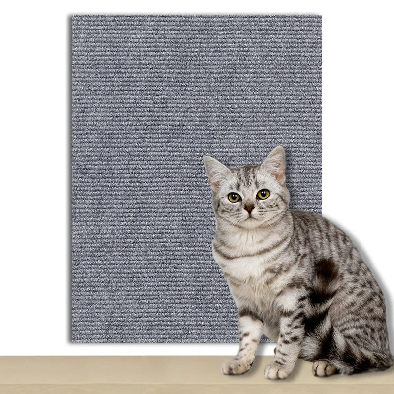 Self-Adhesive Carpet Cat Scratch Board - Pawsitive Cuddles