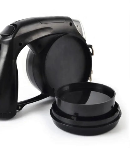 Retractable Dog Leash with Light With Water Bowl Food Box Poop Bag Container - Pawsitive Cuddles