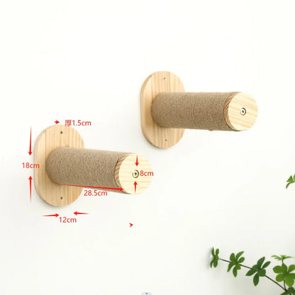Climbing Wall Bed Nest with Cat Steps - Pawsitive Cuddles