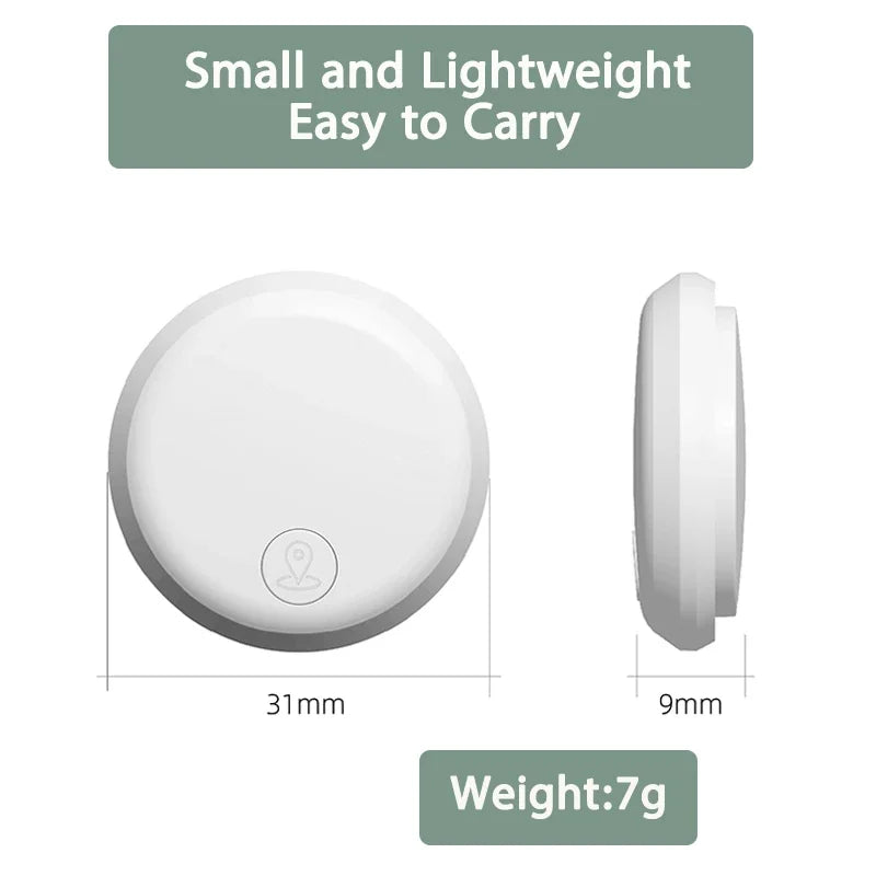 Smart Bluetooth GPS Tracker–Mini Airtag Locator for Pet, Keys, Android & iOS - Pawsitive Cuddles