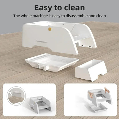 Self-cleaning Cat Litter Box Electric Automatic - Pawsitive Cuddles