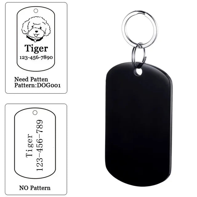 Personalized Pet Collar ID Tag - Pawsitive Cuddles