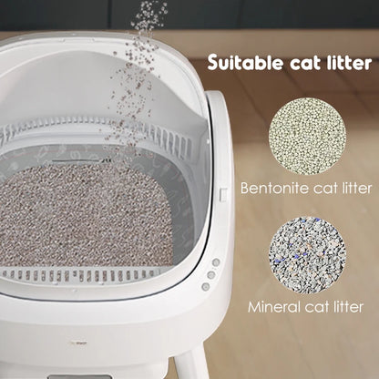 Large Capacity Easy to Clean Efficient Self-cleaning Cat Litter Box - Pawsitive Cuddles
