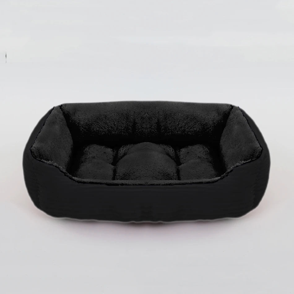Square Plush Pet Bed - Pawsitive Cuddles