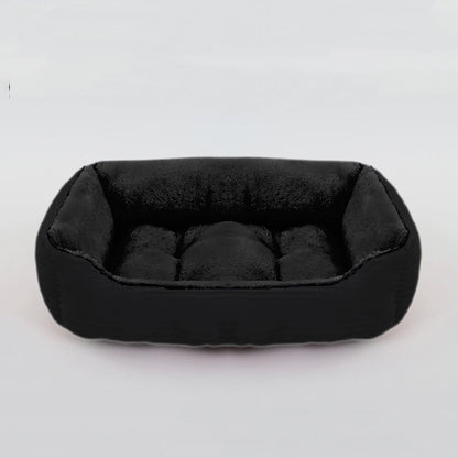 Square Plush Pet Bed - Pawsitive Cuddles