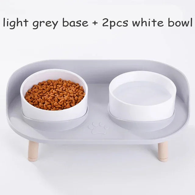 Adjustable Elevated Double Pet Bow - Pawsitive Cuddles