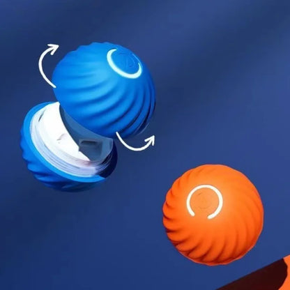 Automatic Pet Toy Ball – USB Charging, Rotating & Jumping Interactive Chew Toy for Dogs - Pawsitive Cuddles