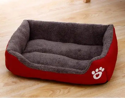 Warm Bone Washable Pet Bed for Dogs & Cats – Soft Cotton Nest - Pawsitive Cuddles