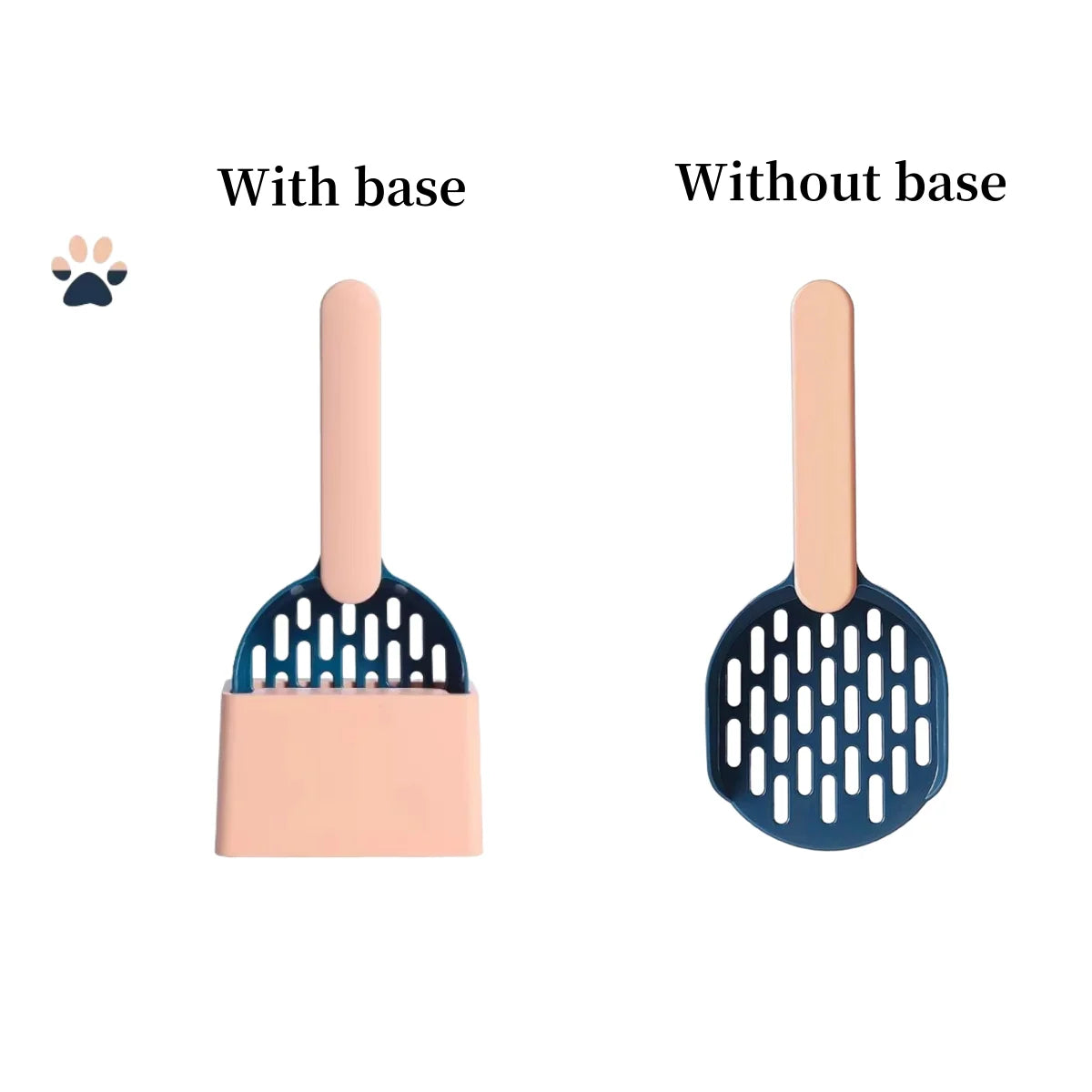 Plastic Shovel with Base for Self-Cleaning Litter Boxes - Pawsitive Cuddles