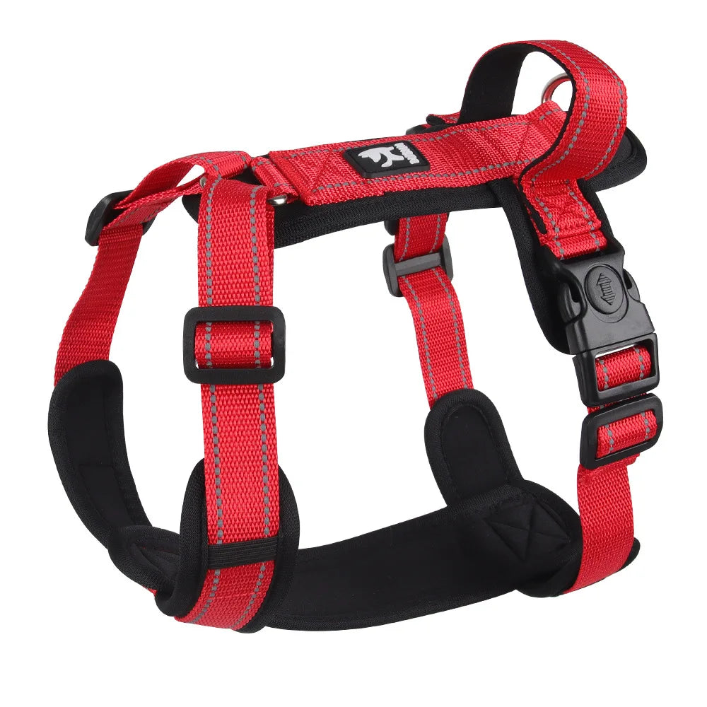 Dog Harness Reflective Adjustable Vest - Pawsitive Cuddles