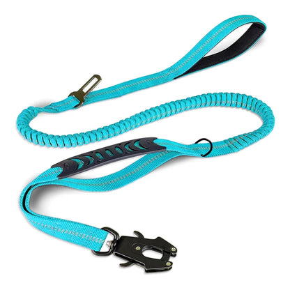 Heavy Duty Reflective Bungee Dog Leash - Pawsitive Cuddles