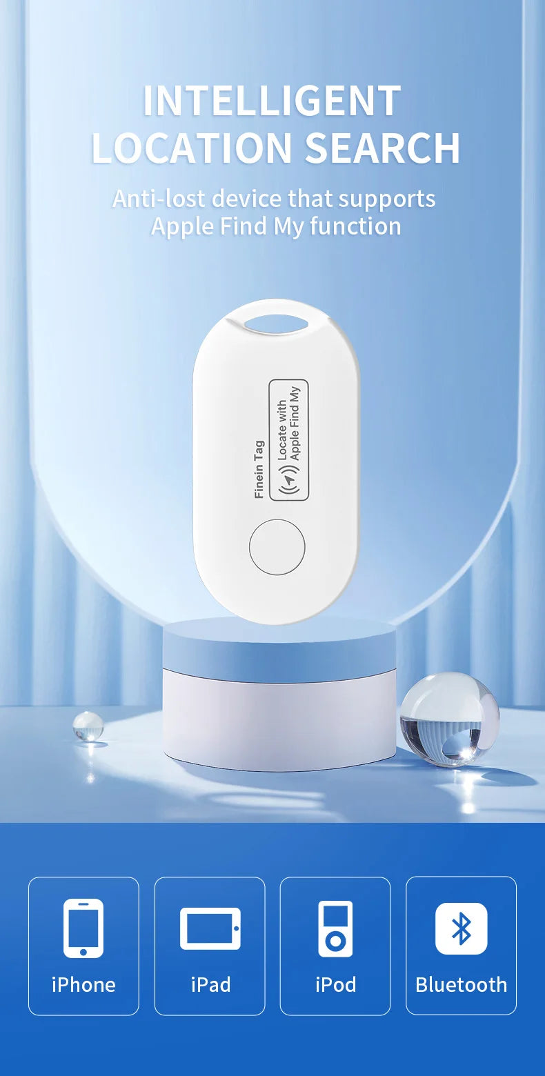 Mini GPS Tracker – iOS FindMy App, Smart Tag for Wallet, Car, Pet - Pawsitive Cuddles