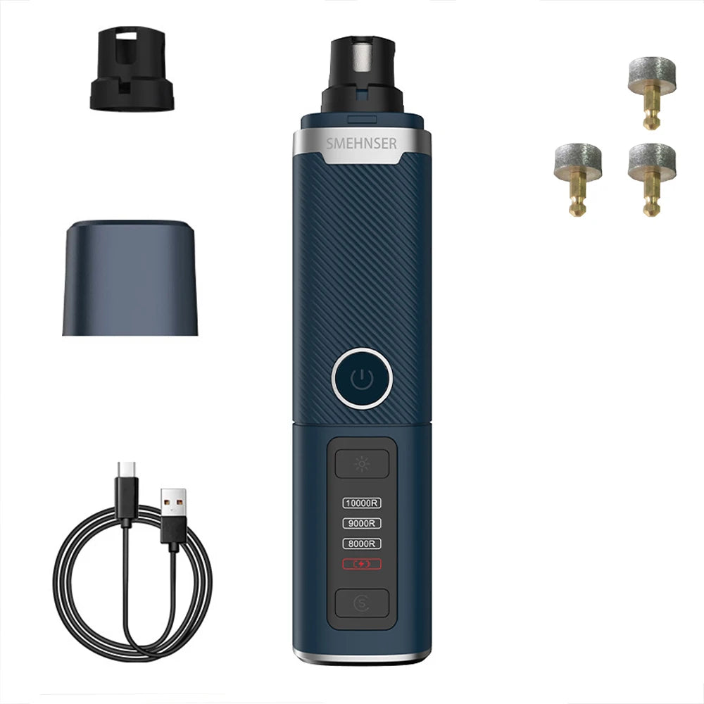 3-Speed USB Rechargeable Electric Nail Grinder /Clippers - Pawsitive Cuddles