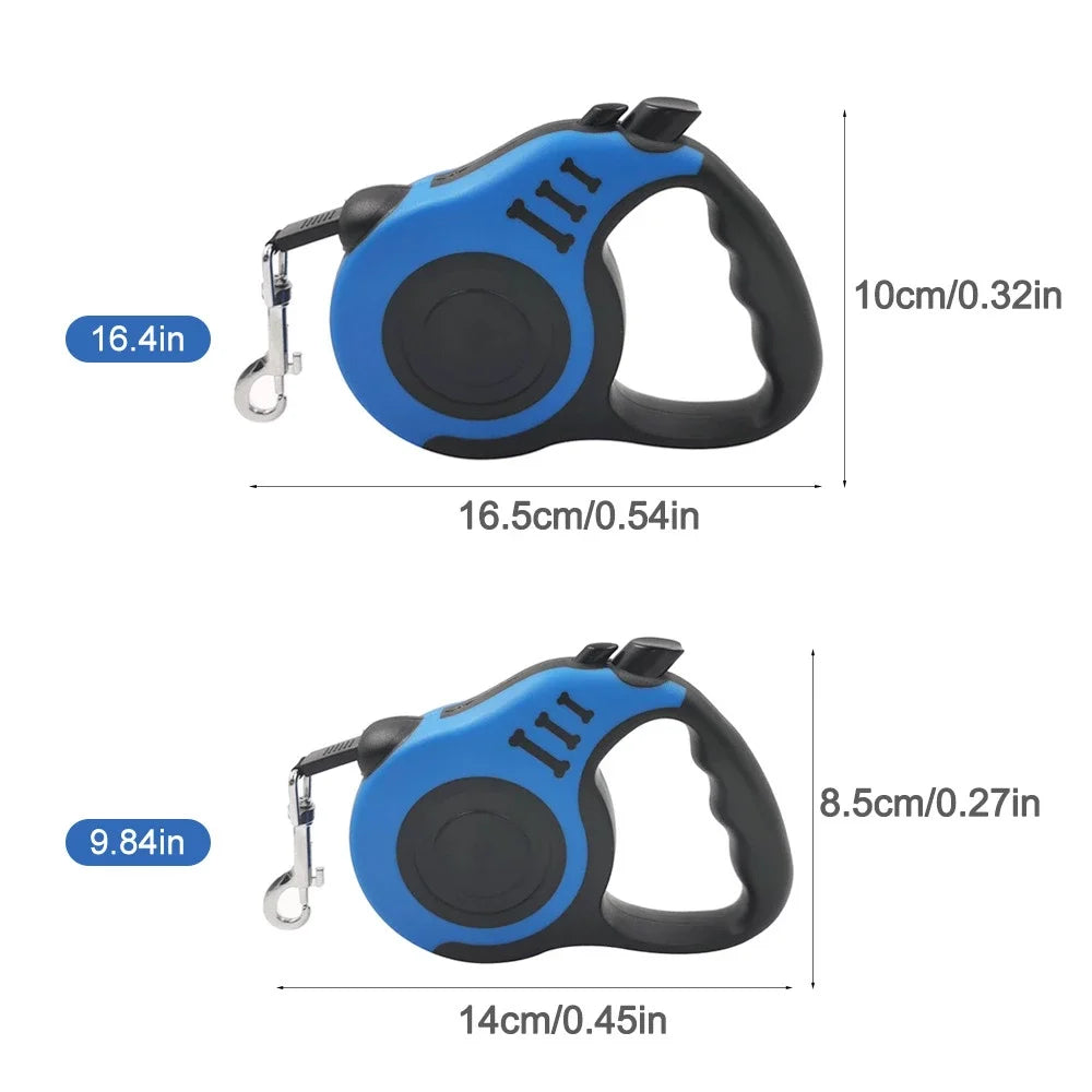 Retractable Dog Leash Automatic Telescopic Tractor - Pawsitive Cuddles