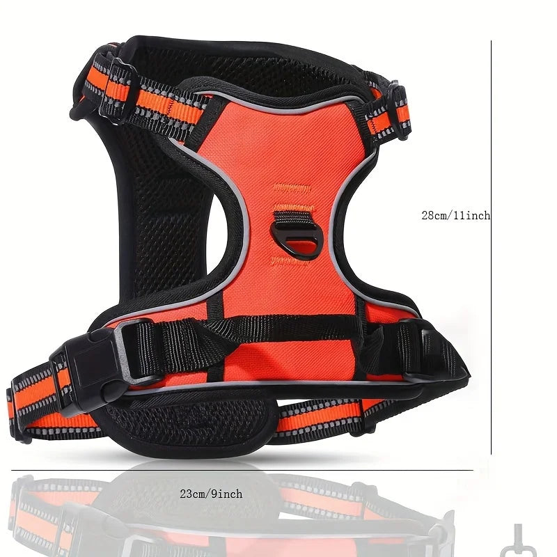 3 Pcs/set Anti-Escape Dog HarnessLeash And Poop Bag - Pawsitive Cuddles