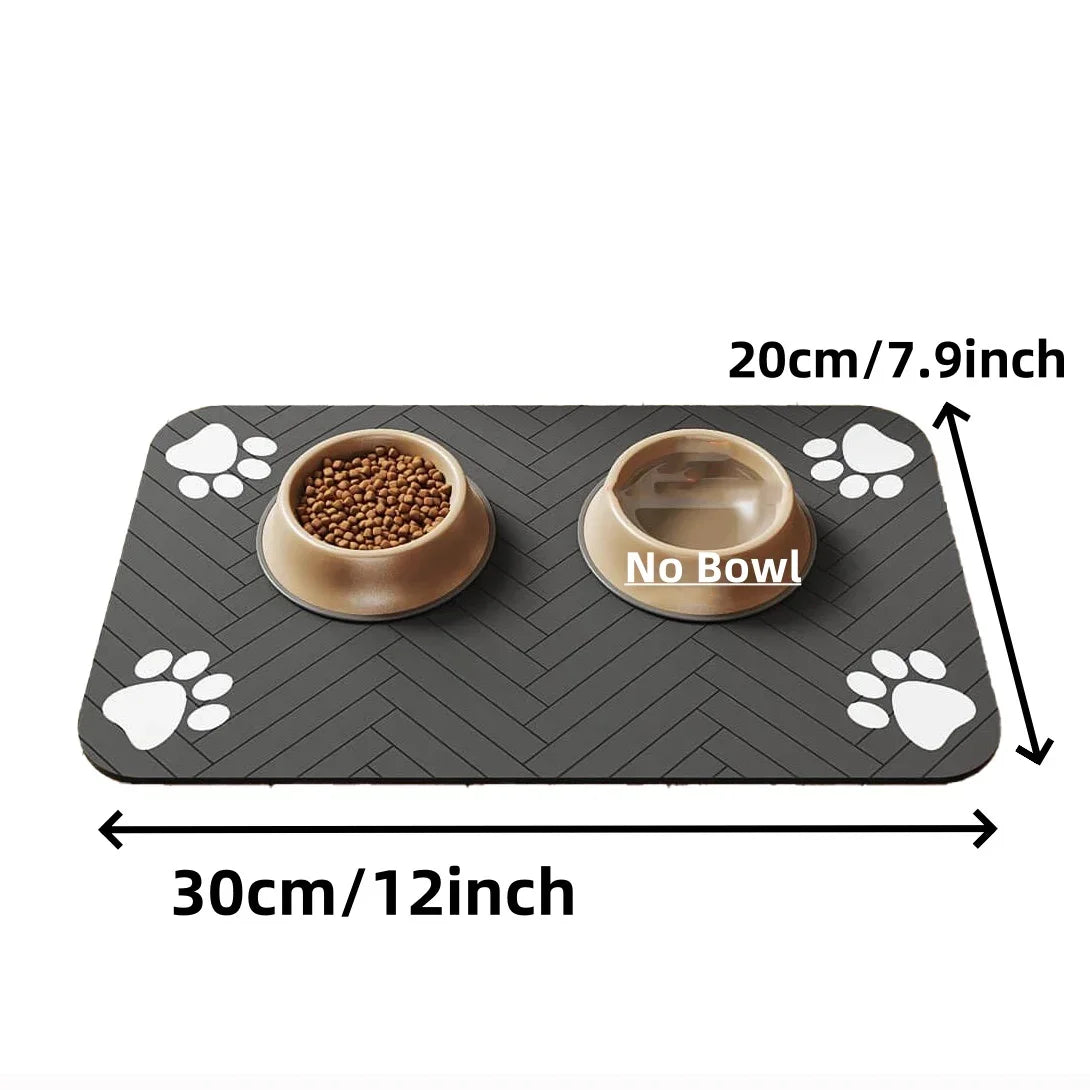 Waterproof Absorbent Pet Feeding Mat - Pawsitive Cuddles
