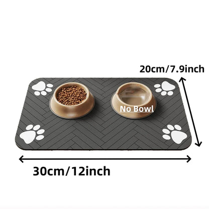 Waterproof Absorbent Pet Feeding Mat - Pawsitive Cuddles