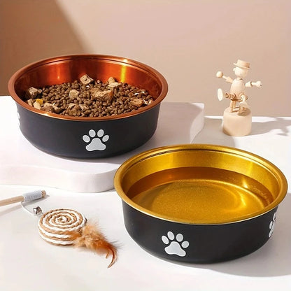 Anti-Slip Dog Bowls Small Medium And Large Dog Feeding Bowls And Water Fountains Stainless Steel Pet Feeders Pet Dog Accessories - Pawsitive Cuddles