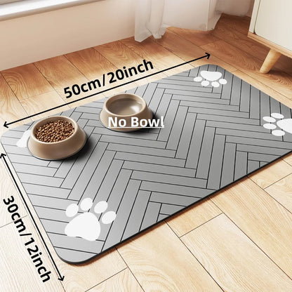 Waterproof Absorbent Pet Feeding Mat - Pawsitive Cuddles
