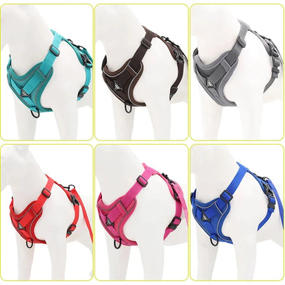 Reflective Pet Harness & Leash Set - Pawsitive Cuddles